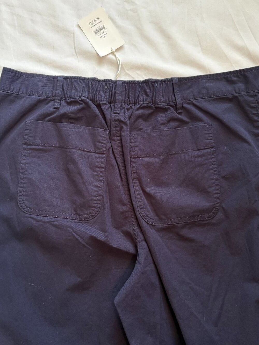 NWT Free Assembly Wide Leg Patch Pocket Pants Dark Navy XL - Picture 10 of 13